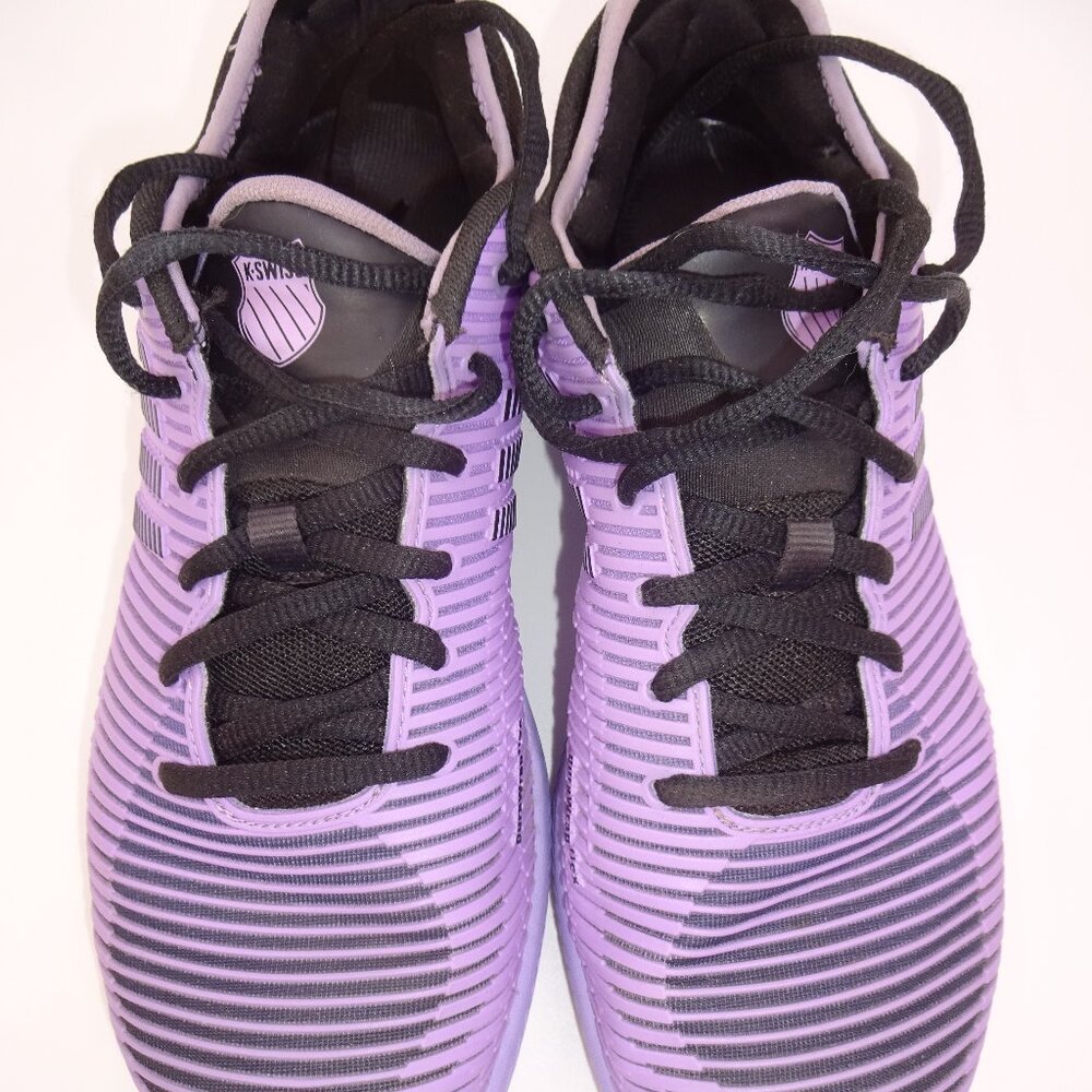 Womens K-Swiss Hypercourt Supreme Size 10 Purple & Black Tennis Shoes Sneakers - Picture 5 of 10